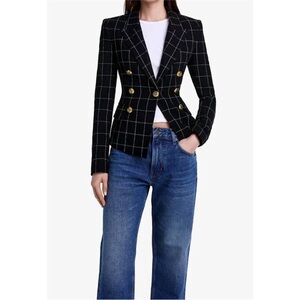 Smythe Mini Not A DB Blazer Black Grid